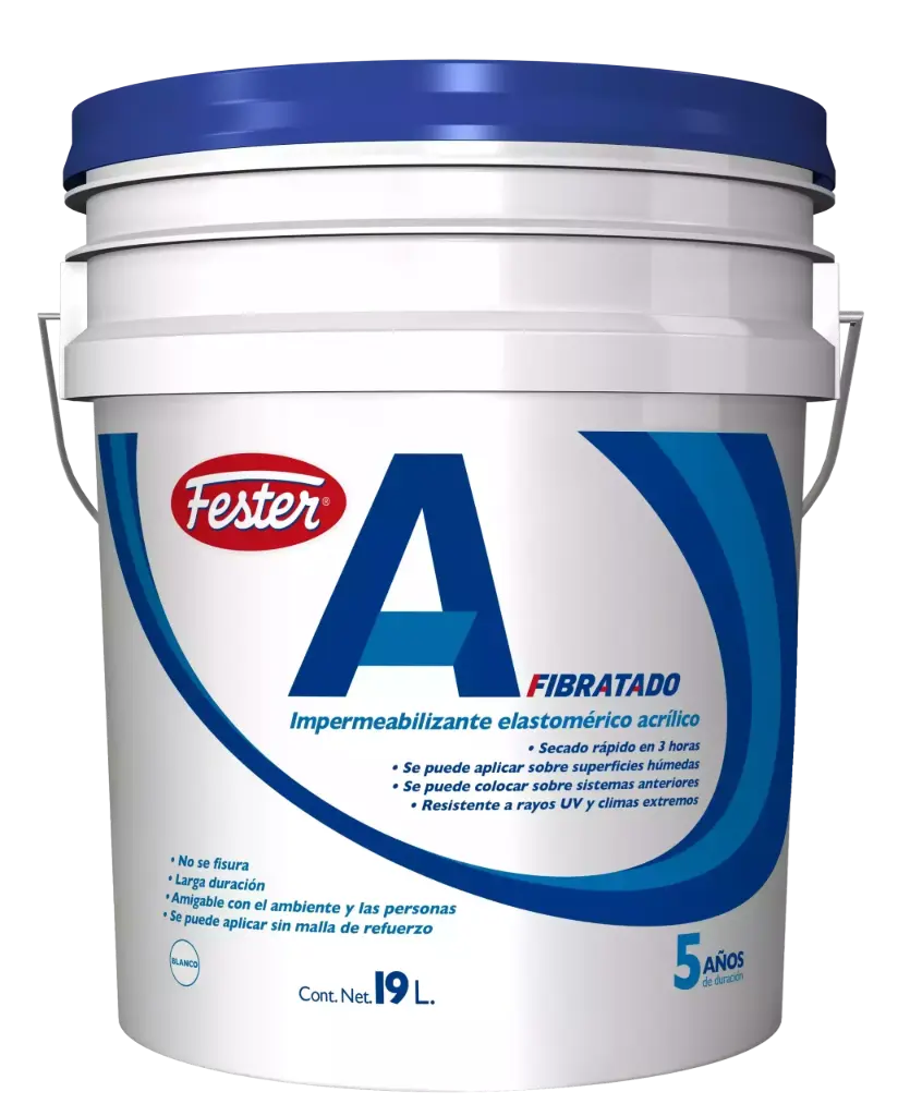 A 5 Años Blanco Fibratado Cub 19 L Fester - Fester