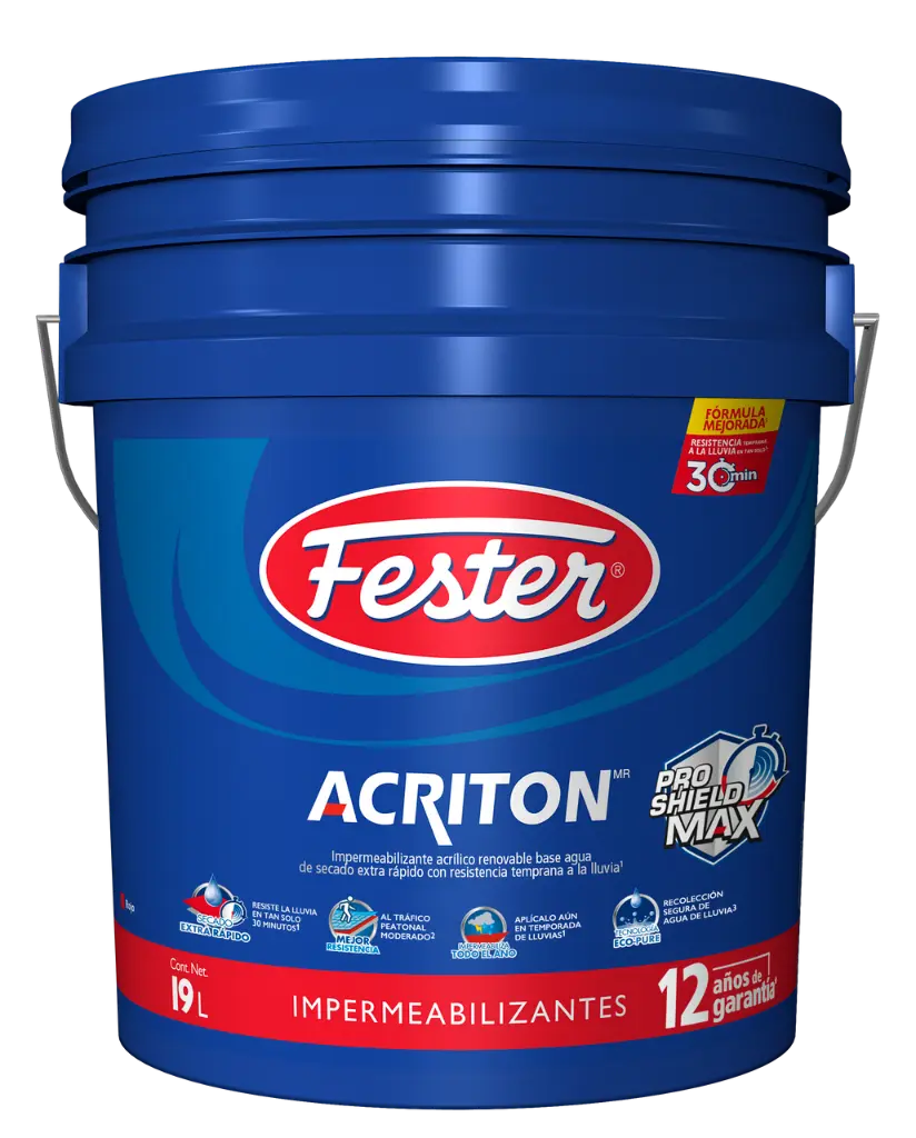 Fester Acriton PS Max 12 Años Rojo 19 L