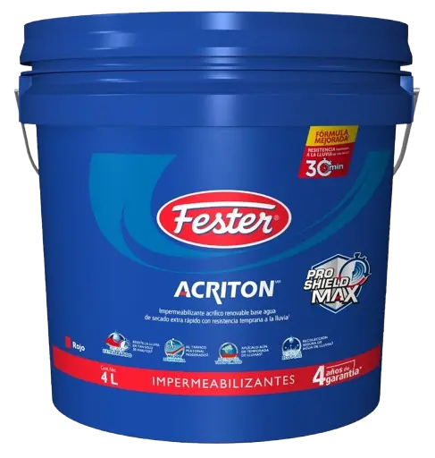 Fester Acriton PS Max 4 Años Rojo 4 L - Fester