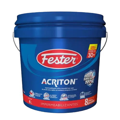 Fester Acriton PS Max 8 Años Rojo 4 L