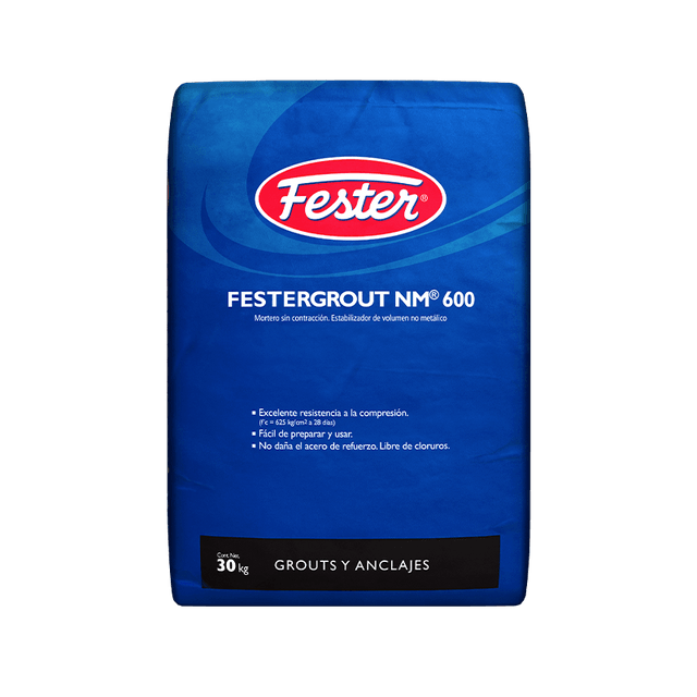 Festergrout Nm 600 Saco 30 Kg Fester