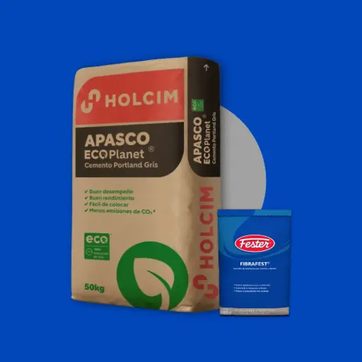 [10042016- OFF] Combo Fibrafest + Cemento Apasco EcoPlanet Gris 50 kg Holcim